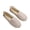 Beige, variant on Beige Women'S Espadrilles Flats Round Toe Slip On Comfortable Walking Shoes Casual Rope Sole For Indoor Outdoor