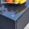 thumbnail image 5 of 7-Piece Patio Furniture Set, Outdoor Sectional Sofa Set with Cushions and Glass-Top Coffee Table, Outdoor Conversation Set, 5 of 6