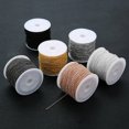 thumbnail image 2 of SUTENGDA Shaped Chain Spool Link Cable Chain DIY Making Accessories Twisted Chains for Craft DIY Jewelry Making Necklace Bracelet (2mm Silver), 2 of 10