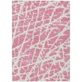 thumbnail image 3 of Addison Rugs Chantille Indoor/Outdoor Transitional Organic Pink Washable Rectangle Rug, 9' x 12', 3 of 5