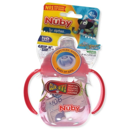 Nuby 1st Sipeez Grip 'n Sip Sipper Cup (9 oz.) - fuchsia, one size