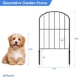 thumbnail image 2 of 13 in (L) x 22 in (H) Outdoor Rustproof Wire Animal Fence, Arched (35 pcs), 2 of 5