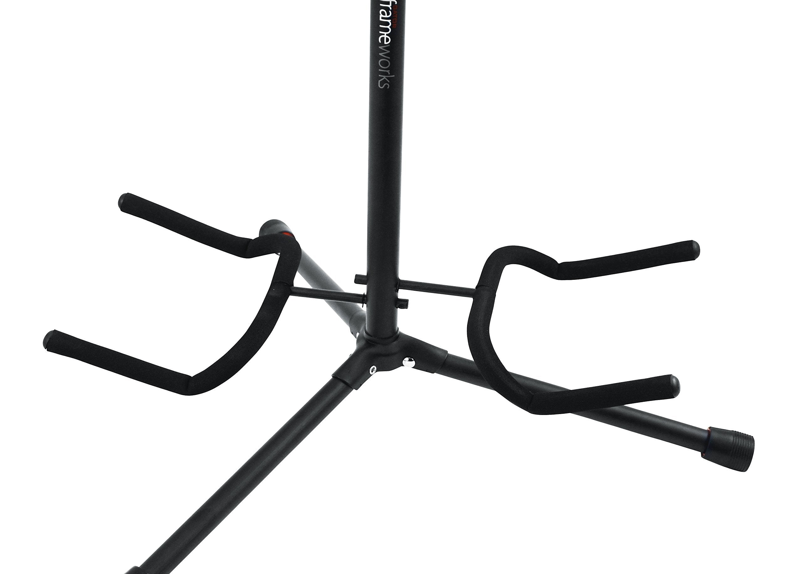 Gator Frameworks Easy Adjust Collapsible Heavy Duty Steel Double Guitar Stand