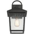 thumbnail image 4 of John Timberland Westmont 13 3/4" High Modern Outdoor Wall Light Fixture Mount Porch House Set of 2 Sand Black Aluminum Glass Shade, 4 of 9