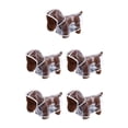 thumbnail image 3 of Methold Chubasquero impermeable para mascotas para cachorros - Hebillas de doble Secado rápido Transparente Vista sin bloqueo Marco blanco L Type2 NO2, 3 of 6