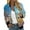 Blue, variant on DQRPSEETB Women's Clothing Coat for Womens Suitable Daily Jackets Lightweight Zip Up Jacket Floral Print Coat Stand Collar Short Sports Outwear Blouses for Women Casual XXL