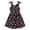 Neon Ice Cream, variant on Girls Dresses Sleeveless Summer Dress Bowknot Strap Stripe V Neck Sundress Blue 3-10T