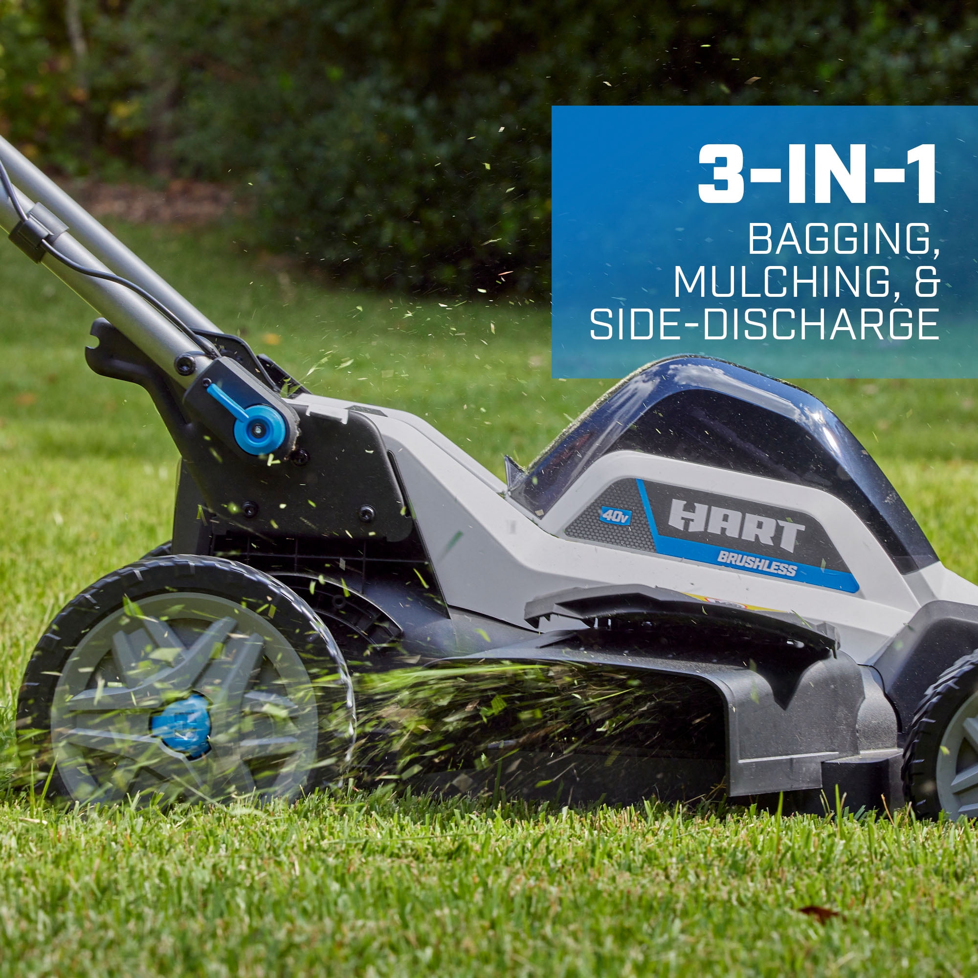 HART 40V 20" Self-Propelled Dual Blade Mower