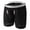 Black, variant on Men's Enhancing Mesh Trunks Smooth Boxer Briefs Underwear with Separate Pouch,Color:Light Gray,Size:L