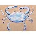thumbnail image 3 of Seay, Anne 24x19 Black Modern Framed Museum Art Print Titled - Blue and White Crab, 3 of 5