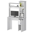 thumbnail image 6 of White Engineered Wood Desk With & Storage - 7 In. Package Height For Compact And Extra Space 63.51 High Better Organization, 6 of 7