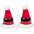 thumbnail image 4 of Transpac Ceramic 5 in Multicolor Christmas Santa Hat Salt and Pepper Shakers Set of 2 for Holiday Dining Decor, 4 of 6
