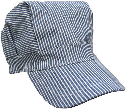 Adjustable Cotton Train Engineer Cap Conductor Hat Dress Up Costumes