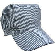 Child's Blue Engineer Train Conductor Hat