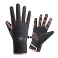 thumbnail image 1 of Gants Longs en Laine Tricotée pour Femmes Demi-Doigt Automne et Hiver Femmes Chauds Manche Froissée, 1 of 4