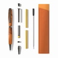thumbnail image 6 of Pen Kits for Woodturning 10 Pack 10 Pen with Black Ink Ballpoint Craft Slimline Rollerball Turning Supplies Twist Set, 6 of 6