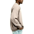 thumbnail image 4 of Men's Waffle V Neck Pullover Tee with Long Sleeves, Size S-4XL, 4 of 4