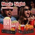 thumbnail image 6 of 30Pcs Movie Night Snack Trays with 15Pcs Popcorn Bags and 15Pcs Paper Food Trays, Movie Night Supplies for Theater Family Birthday Party, Outdoor Snack Boxes Accessories Kit for Kids, 6 of 9
