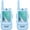 Blue*2, variant on Video Walkie Talkies for Kids, 2 Pack Rechargeable Toddler Radio Toys with HD Camera & Voice Changer, Ideal for Family Games, Outside, Camping, Hiking, for Ages 3-12