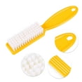 thumbnail image 4 of Unique Bargains 6 Pcs Fingernail Cleaner Nail Brush Fingernail Cleaning Tools with Plastic Handle Orange Yellow, 4 of 8