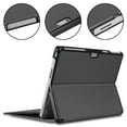 thumbnail image 6 of Dteck Case for 13 inch Microsoft Surface Pro 9 2022, Slim Magnetic Cover Folio Protective Case Folding Stand Cover, Compatible with Type Cover Keyboard, Gray, 6 of 8