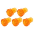 thumbnail image 4 of Crutch Tips, Rubber Material 5PCS Translucent Cane Tips Thick Design Preservative  For Walking Stick For Cane For Folding Cane Translucent Yellow, 4 of 8