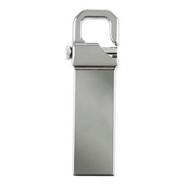 USB Flash Drive High-Speed Thumb Drive Waterproof Memory Stick Metal USB 2.0 Drive Data Storage with Keychain Design for Data Backup and Transfer for PC/Laptop