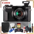 thumbnail image 1 of Canon PowerShot G7 X Mark II Digital Camera (Intl Model) + 32gb Memory SD Card Bundle + Camera Case + Cleaning Kit, 1 of 5