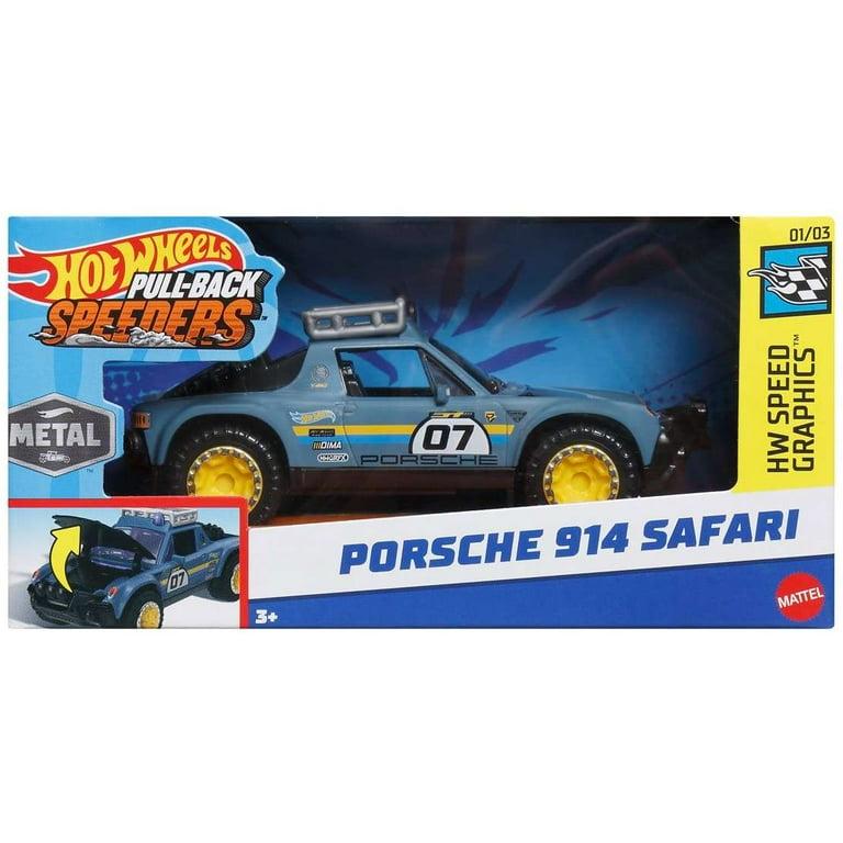 Hot Wheels HW Speed Graphics Porsche 914 Safari Diecast Pull