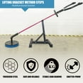 thumbnail image 6 of KORIKAHM Viking Press Landmine Handle for 2-Inch Barbell, T-Bar Row Attachment Core Strength Training Accessories, Shoulder Press Landmine Attachment Equipment, 6 of 7