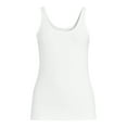 thumbnail image 3 of No Boundaries Sleeveless Scoop Neck Plain Tank Top (Women's or Women's Plus), 3 of 5