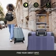 thumbnail image 3 of Juego de 3 piezas Luggage Kenneth Cole REACTION Out of Bounds, color morado, 3 of 6