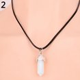 thumbnail image 4 of AYYUFE Reiki Chakra Healing Quartz Hexagonal Pointed Pendant Necklace, 4 of 7