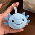 thumbnail image 6 of Axolotl Stuffed Animal, Keychain Stuffed Animal, Cute Plush, Metal Ring, Key Ring Clip, Plush Toy, Keychain Clip, Daily Carry Decor, Pink, 1 Pc, 6 of 7