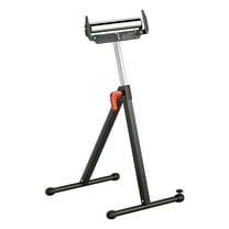 KFFKFF Roller Support, Capable of Holding 250 lb, Height Modifiable from 27 in to 43 in, Collapsible and Robust with Border Guides & 11.5 in Refined Steel Roller Top