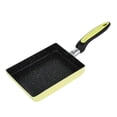 thumbnail image 2 of Sartén Omelette Sartén Antiadherente Huevo Pan Crepe Amarillo , y amarillo, 18x13x3cm BLESIY sartén de huevo, 2 of 8