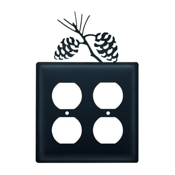 Pinecone - Double Outlet Electric Cover