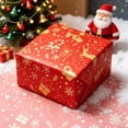 thumbnail image 6 of YFTDEF Vintage Christmas Kraft Wrapping Paper, Assorted Holiday Designs, Eco-Friendly Thick Paper, Perfect for Gift Wrapping and Crafts, Ideal for Christmas and Special Occasions, 6 of 7