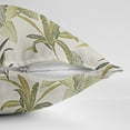 thumbnail image 3 of Renee Palm Green Decor Pillow (Feather Insert) 14"x20" Rectangle, 3 of 5