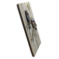 thumbnail image 3 of Home Decor Painted Pebble Bird Plaques Wood Raised Er65116 Tall, 3 of 3