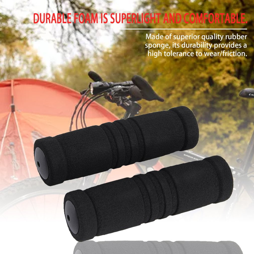 Details about / 2Pcs Bike Racing Bicycle Motorcycle Handle Bar Foam Sponge Grip Cover Nonslip QW