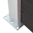 thumbnail image 5 of vidaXL Fence Panel WPC 175x186 cm Black, 5 of 5