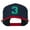 Navy Red, variant on Athletic Number 3 Embroidered Classic Two Tone Cap - Natural Black OSFM