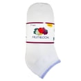 thumbnail image 4 of Tin Corto Fruit Of The Loom para Mujer, C8298 Blanco Sin Felpa Unitalla Paquete con 7 Pares, 4 of 4