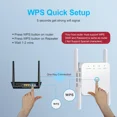 thumbnail image 5 of Repetidor WiFi inalámbrico 2,4 G 5 Ghz Amplificador WiFi Amplificador WiFi 1200 M Señal WiFi Punto de acceso extensor de largo alcance, 5 of 5