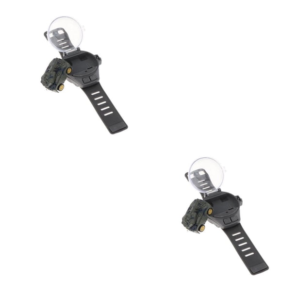 Vogacara Mini dibujos animados RC reloj analógico de coche pequeño para niños pequeños regalo de cumpleaños azul Type3