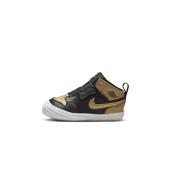 JORDAN TODDLER Air Jordan 1 TD "Black Metallic Gold" AT3745 071 from Stadium Goods