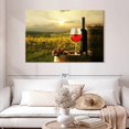 thumbnail image 2 of Elephant Stock Sonoma Vineyard Red Wine Wall Art - Horizontal Canvas Wall Art - Living Room Wall Decor - Food And Drink Canvas - Black And Red Decor - 48" x 32", 2 of 4