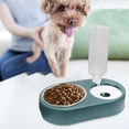 thumbnail image 3 of Juego de tazones de agua y comida para gatos 2 en 1 con botella de jinwen Bebederos para gatos, 3 of 8