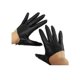 thumbnail image 2 of Half Palm Gloves Club Dance Photograph Patent Leather Gloves Black, 2 of 3